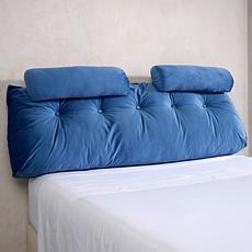Concierge Collection Twin Headboard Pillow with 2 Neck Pillows