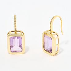 Connie Craig Caroll Octagon Leverback Earrings