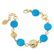 Connie Craig Carroll Jewelry Landry Gemstone Station Bracelet