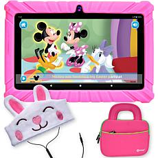 Contixo 7 inch 32GB Kids Learning Tablet Bundle with Kids Headphones