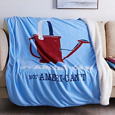 Country Living Home Collection Icon Plush Throw - It's American