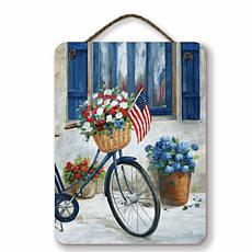 Courtside Market Celebrate 250 Bike II 12x16" Artboard with Twine