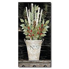 Courtside Market Holiday Greens I 24x48 Canvas Wall Art