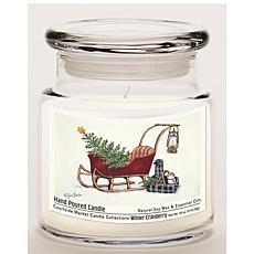 Courtside Market Soy Candle w/ Essential Oils + Lid - Santa's Sleigh