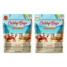 Crabby Bags 2-pack Original and Sweet Heat Snow Crab Seafood Boil