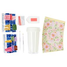 Craft Buddy Crystal Art Floral Dreams Drink Tumbler