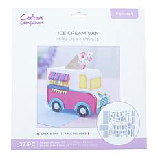 Crafter's Companion 3D Treat Box Ice Cream Van Die Set