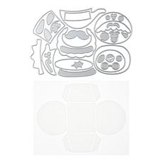 Crafter's Companion Christmas 3D Character Treat Box Die & Stencil Kit