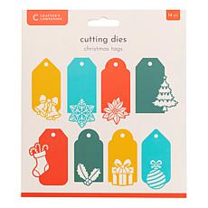 Crafter's Companion Christmas Tag Dies - Set of 14