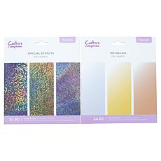 Crafter's Companion Foil Pack - 48 Sheets