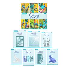 Crafter's Companion Graceful Plumes Papercraft Collection
