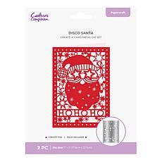 Crafter's Companion Non-Traditional Disco Santa Dies
