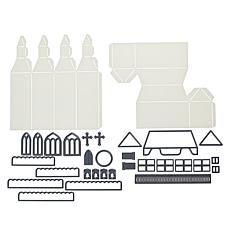 Crafter's Companion Village Stencil and Die Bundle - Small