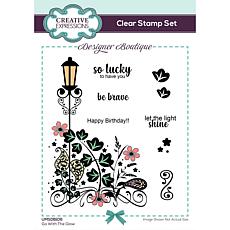 Creative Expressions  Designer Boutique - Go With The Glow - Stamp