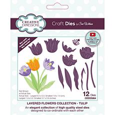 Creative Expressions Sue Wilson Layered Flowers Die Craft Collection
