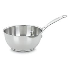 Cuisinart Chef's Classic Stainless Steel 1 qt. Open Pour Saucier Pan