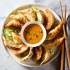 Curtis Stone 100-count Chicken Potstickers with Sriracha Aioli
