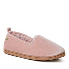 Dearfoams Women's Rachel Shiny Velour Closed Back Slipper