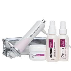 DermaWand Pro Anti-Aging Kit with 2 PreFace, Skin Quench & Bag