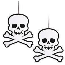 Design Imports 2-piece Hanging Foam Skull & Crossbones Set