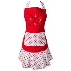 Design Imports Love Struck Ruffle Apron