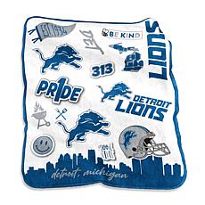 : Northwest NFL Detroit Lions Nose Tackle Woven Jacquard Throw  46 W x 60 L Blanket : Sports & Outdoors