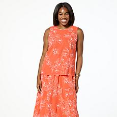 DG2 by Diane Gilman Linear Printed Essential Tank