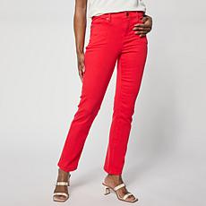 DG2 by Diane Gilman Lux Touch Denim Straight-Leg Jean