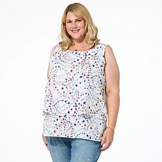 DG2 by Diane Gilman Printed Combo Easy Tank