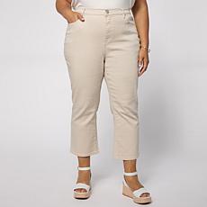 DG2 by Diane Gilman Virtual Stretch Straight-Leg Crop Jean