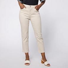 DG2 by Diane Gilman Virtual Stretch Straight-Leg Crop Jean