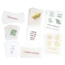 Diamond Press Foil Holiday Sentiments Kit