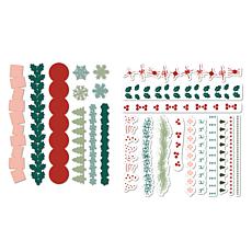 Diamond Press Holly Jolly Border Stamp and Die Kit