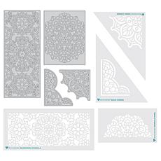 Diamond Press Mandala Background Dies and Stencils