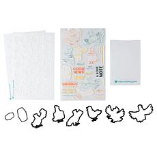 Diamond Press Pigeon Post Stamp, Die & Stencil Kit