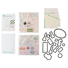 Diamond Press You're a Winner Stamp, Die and Stencil Kit