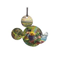 Disney (Mickey and Minnie in Ireland) Shaped Acrylic Print