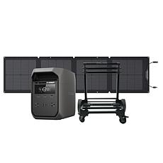 EcoFlow DELTA 3 Classic Power Station with 110W Solar Panel & Trolley