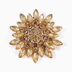 Elle Get the Look Radial Floral Brooch