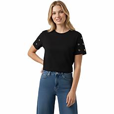 Elle Live Get the Look Grommet Tee