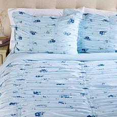 Emryn House 3-piece Ruched Comforter Set