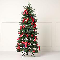 Emryn House 5' Pre-Decorated Illuminated Pop-Up Tree