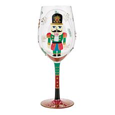 Enesco Lolita Nutcracker Snow Globe Handmade Stemmed Glass 15oz 