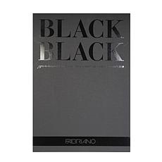 FABRIANO BLACK BLACK Pad 20 Pages 300 gsm 11.75" x 16.5"