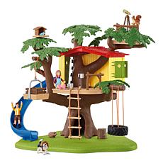 Farm World Adventure Tree House Playset with 2 Figurines