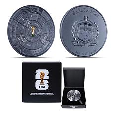 FIFA 2026 Maze 2oz Silver $2 Samoa Coin with Antique Finish