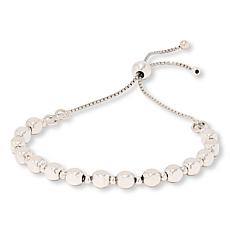 Fiorenza Polished Nugget Bead Adjustable Bracelet