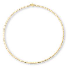 Fiorenza Reversible Omega Chain 17-3/4" Necklace with Magnetic Clasp