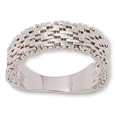 Fiorenza Riccio Detail Gold-Plated Ring