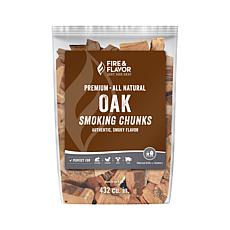 Fire & Flavor FFW206 Premium Smoking Wood Chunks, 4 Pounds, Oak